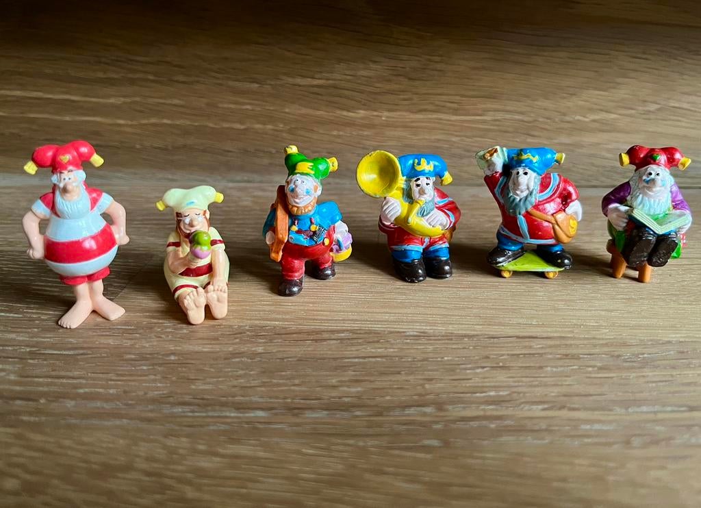 Zes Kabouter Plop poppetjes/ speelfiguren - Studio 100, Verzamelen, Poppetjes en Figuurtjes, Ophalen of Verzenden, Zo goed als nieuw