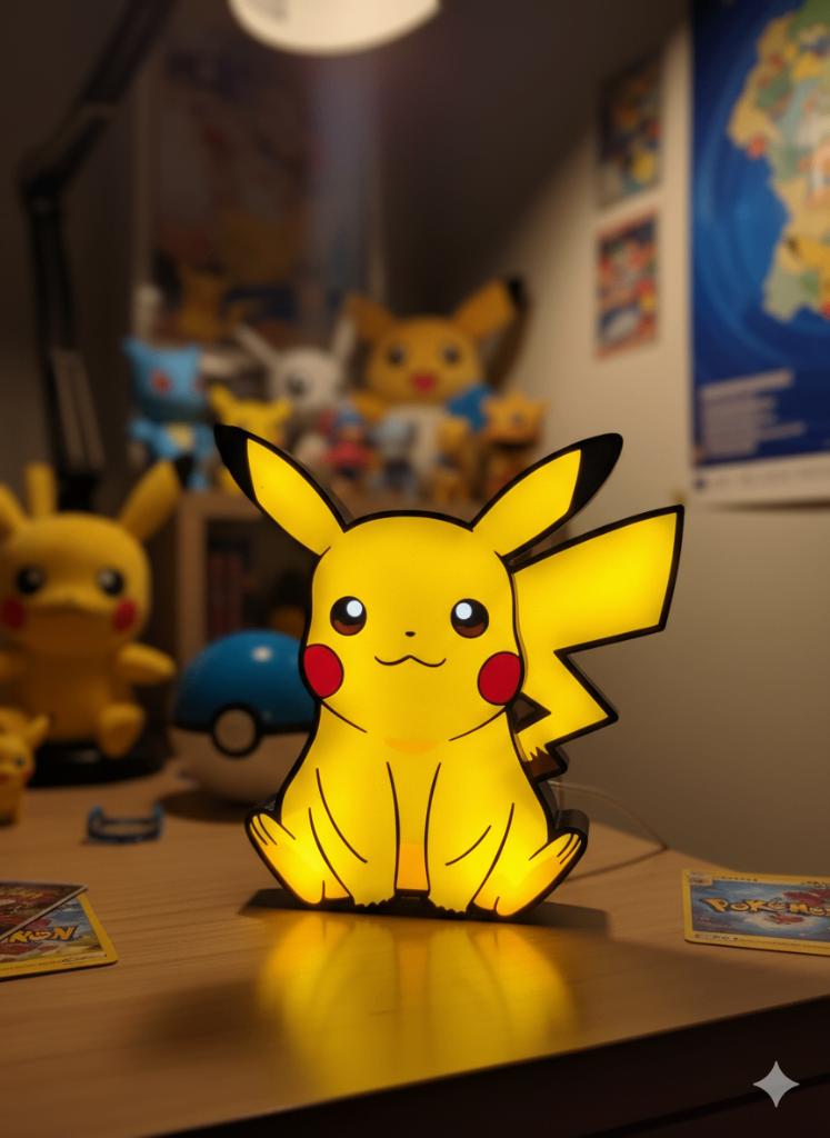 Lightbox/lichtbak Pikachu pokemon, Ophalen of Verzenden, Nieuw, Overige typen