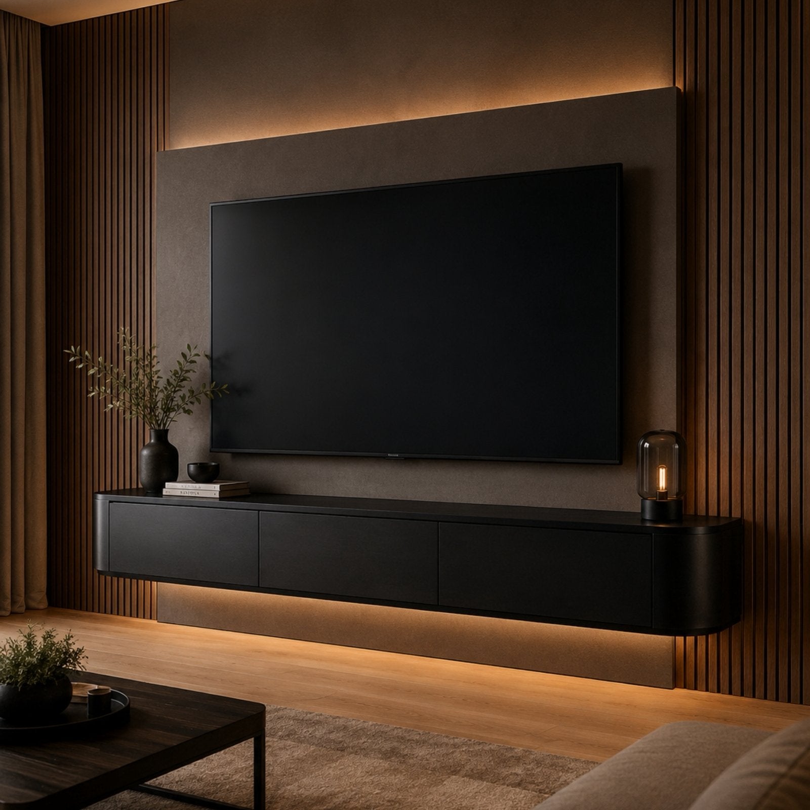 Japandi Tv Meubels 180=€325,- & 240cm = €400,-, Ophalen, Japandi, 150 tot 200 cm, Nieuw