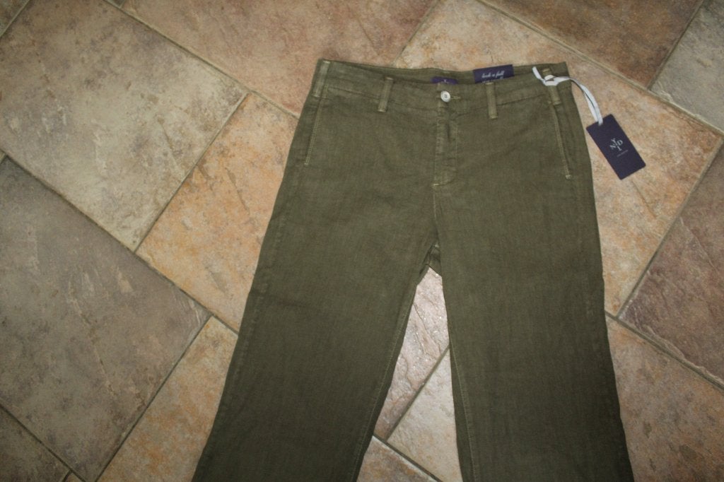 NYDJ shirley groene bootcut broek mt 6 valt 40 ZGAN, Maat 38/40 (M), ., Ophalen of Verzenden, Zo goed als nieuw