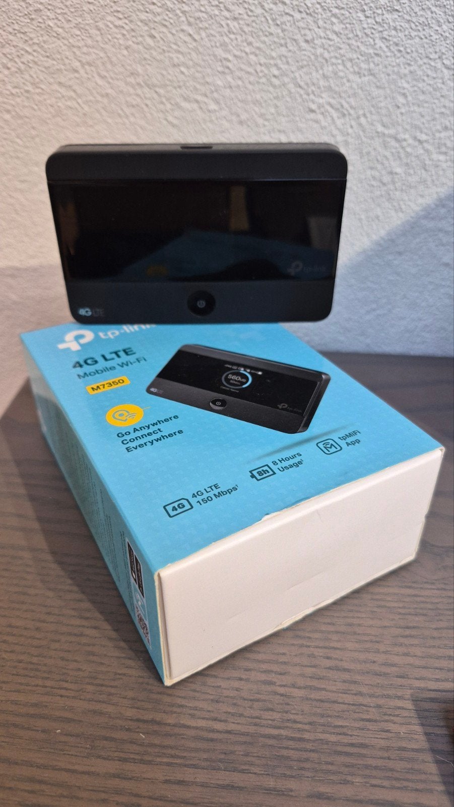 TP-Link M7350 4G LTE Mobiele Wi-Fi Router (Batterij matig), Computers en Software, Routers en Modems, Ophalen of Verzenden, Gebruikt
