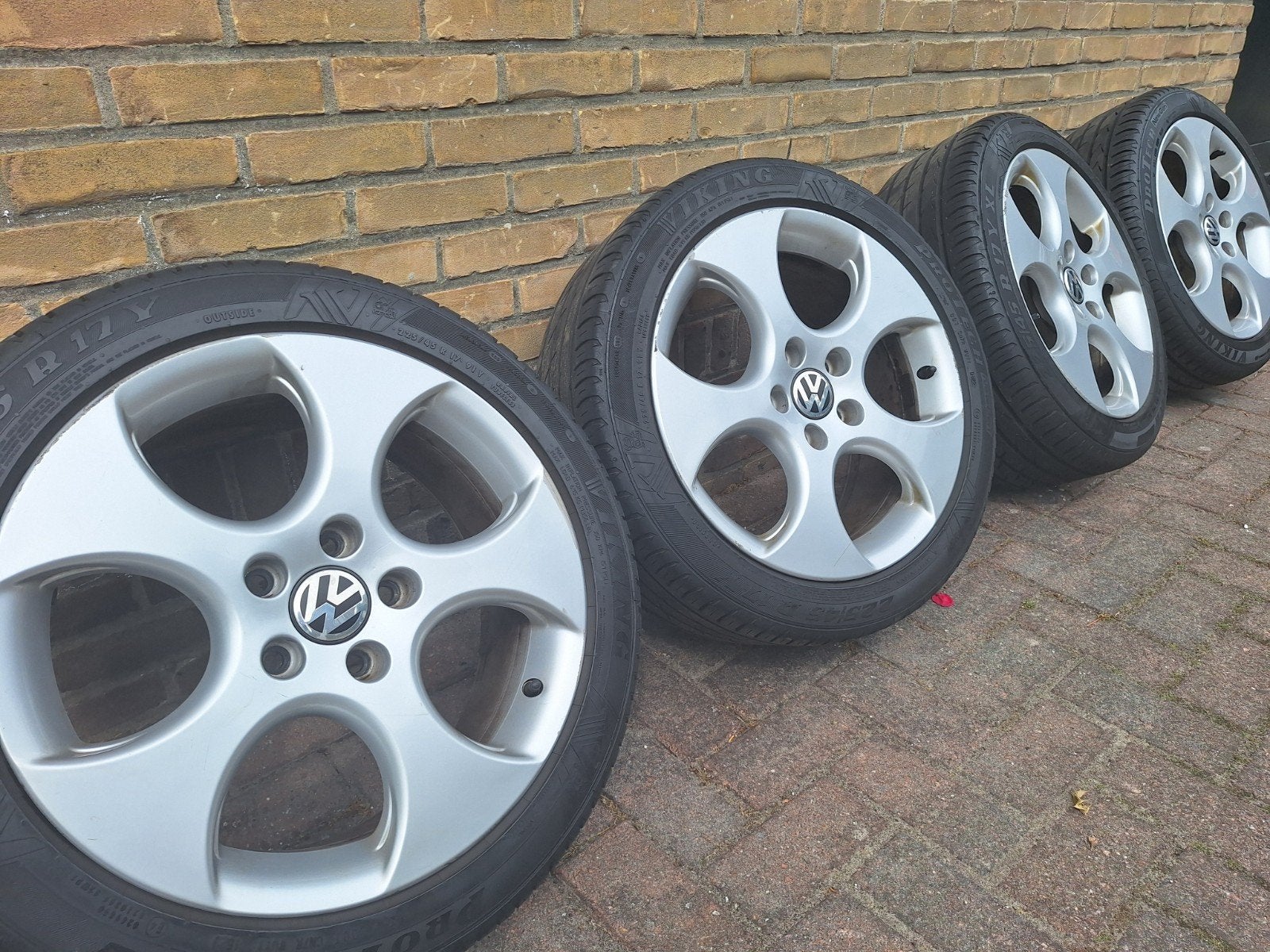 Golf 5 gti Denver velgen 5x112 ( Detroit ) 17 inch, Velg(en), 17 inch, Ophalen of Verzenden, Zomerbanden
