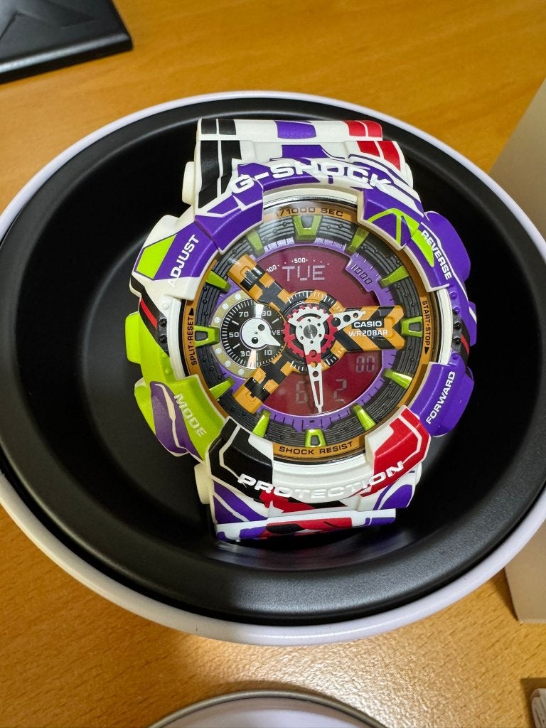 GA-110EVA30-7AJR - G-SHOCK - Limited - Neon Evangelion 30th, Ophalen, Casio, Kunststof, Polshorloge