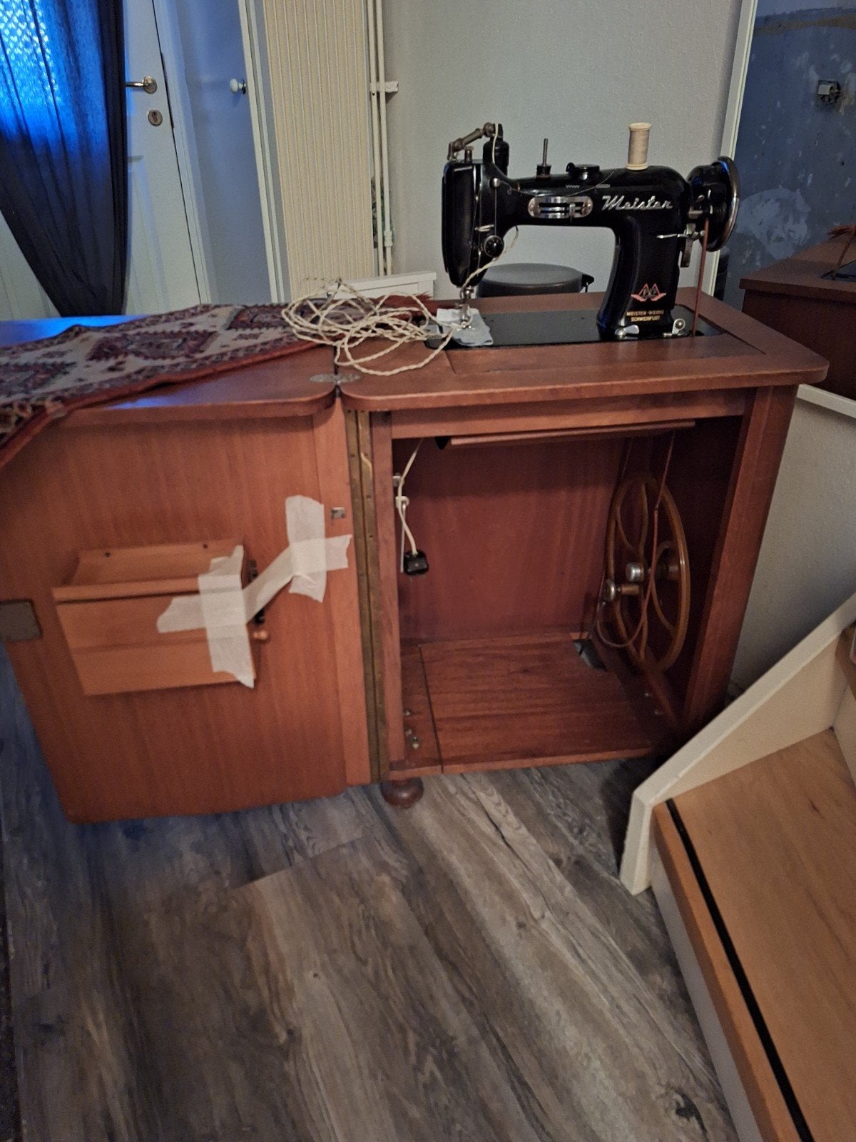 Naaimachine antiek, Gebruikt, Naaimachine, Industrieel, Ophalen