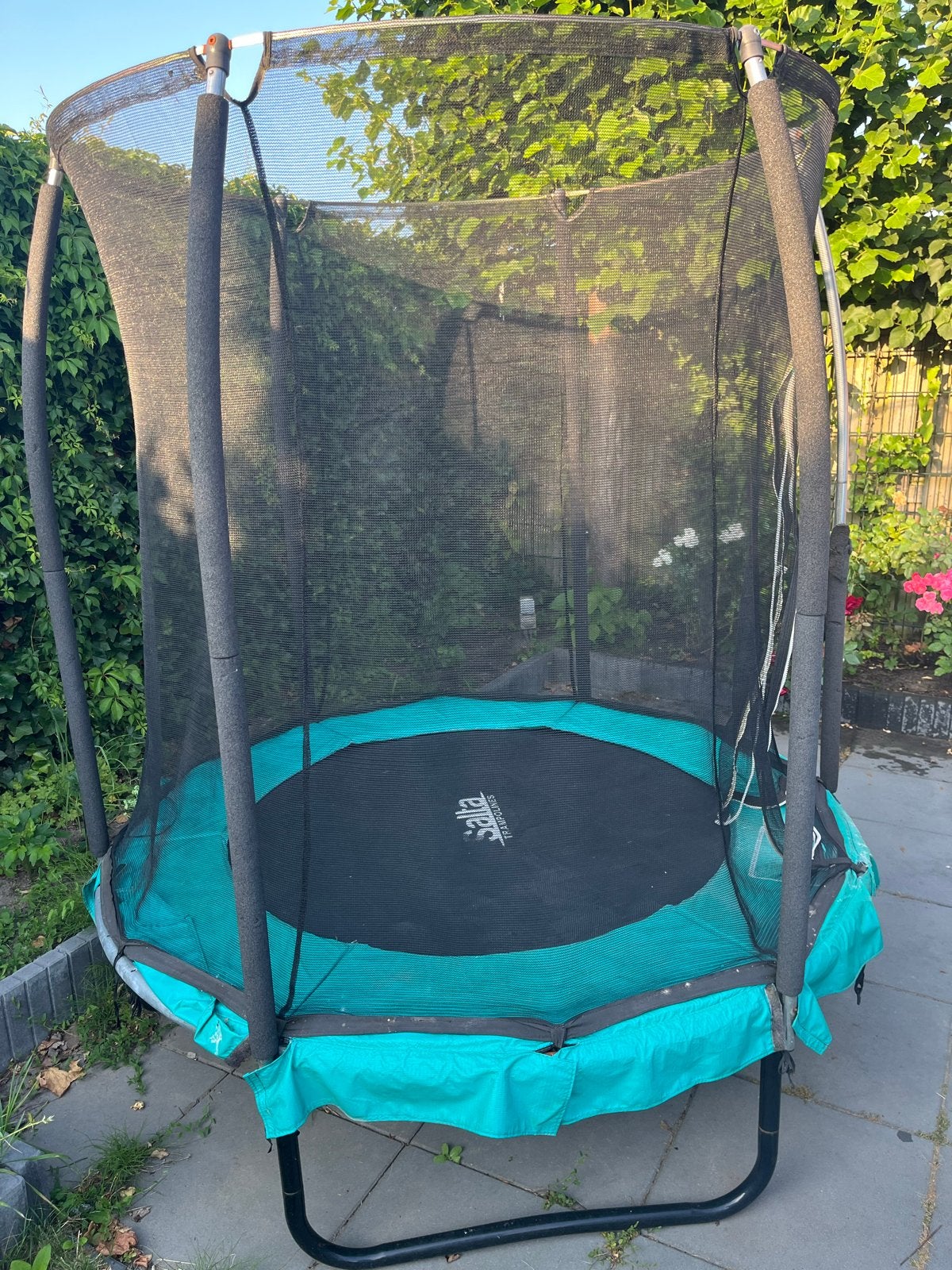Trampoline met veiligheidsnet - Gebruikt, Ophalen, Gebruikt