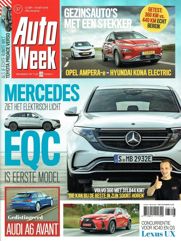 Autoweek 2018 nr. 37 (o.a. Hyundai Kona & Opel Ampera-e), Verzenden, Gelezen, Algemeen
