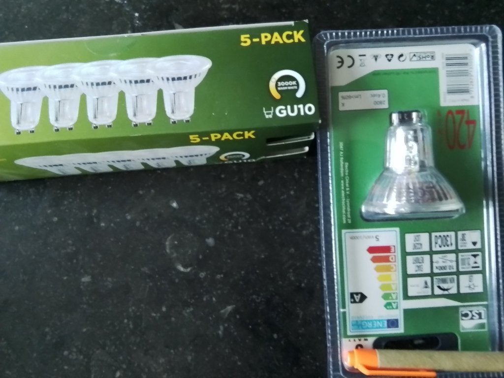 Lampen GU10 speciale fitting, Ophalen, Nieuw, GU10, Led-lamp