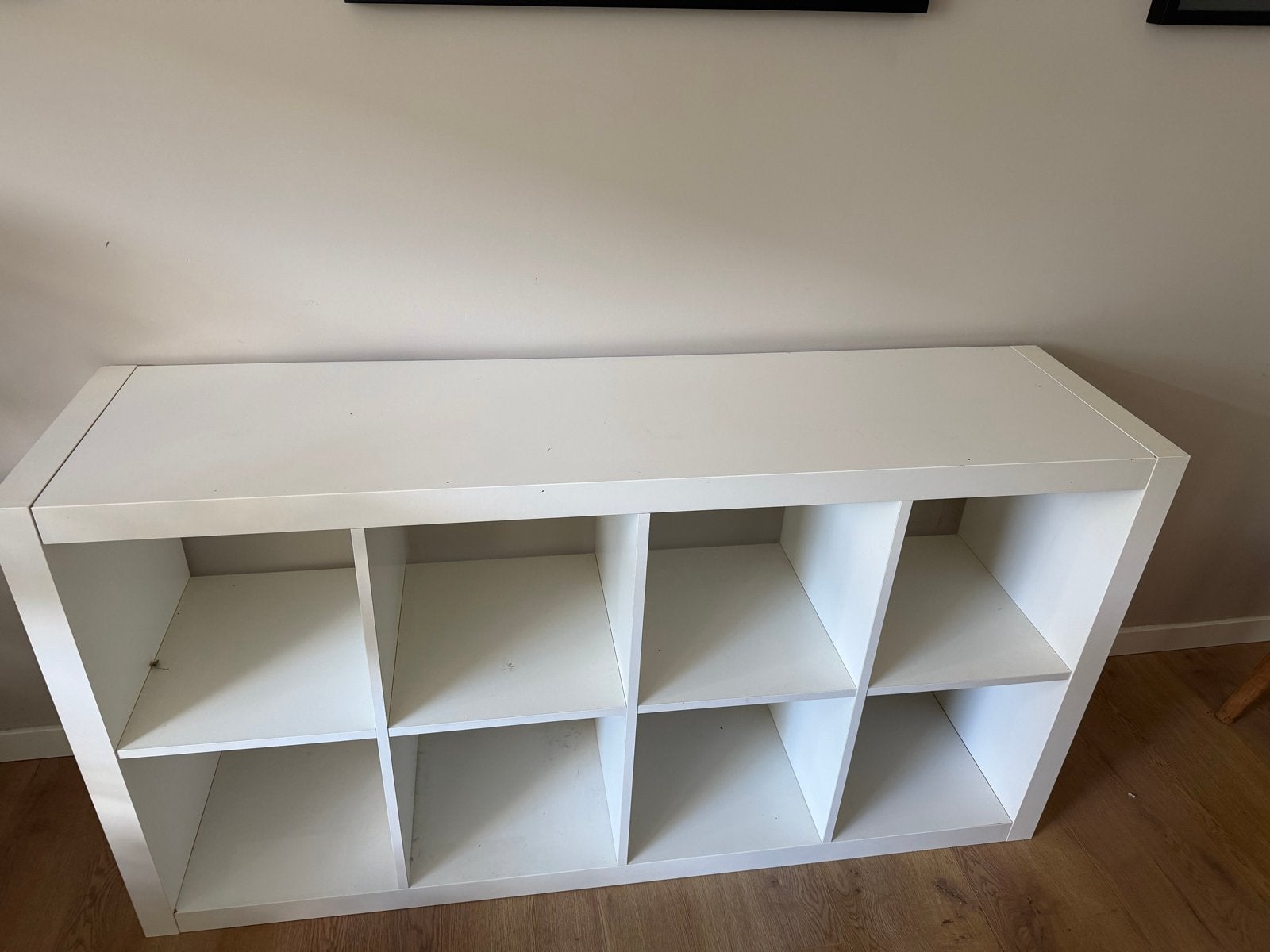 IKEA Kallax Kast 2x4 vakken wit, Ophalen, Gebruikt