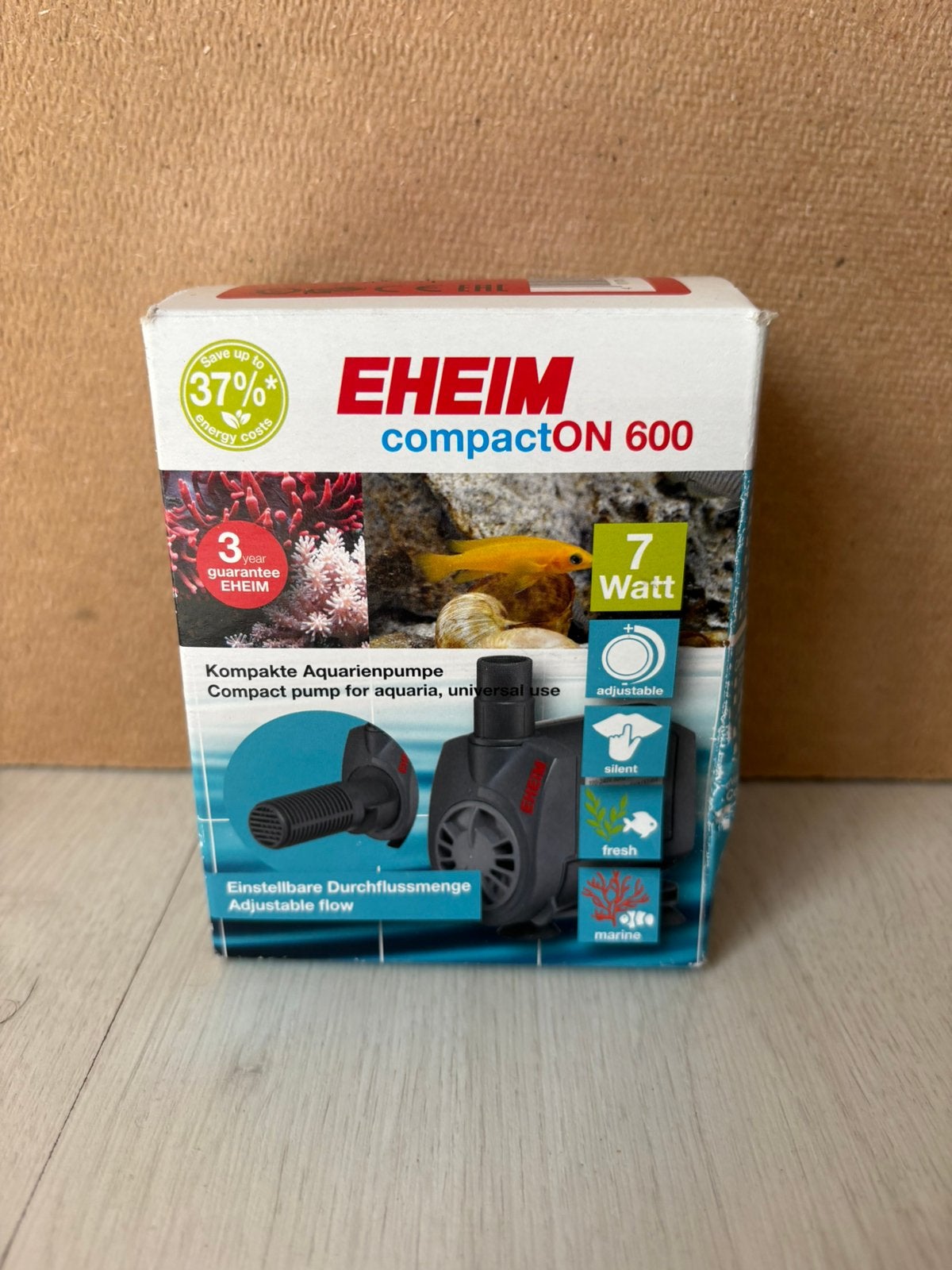 EHEIM compactON600 aquariumpomp, Ophalen, Zo goed als nieuw