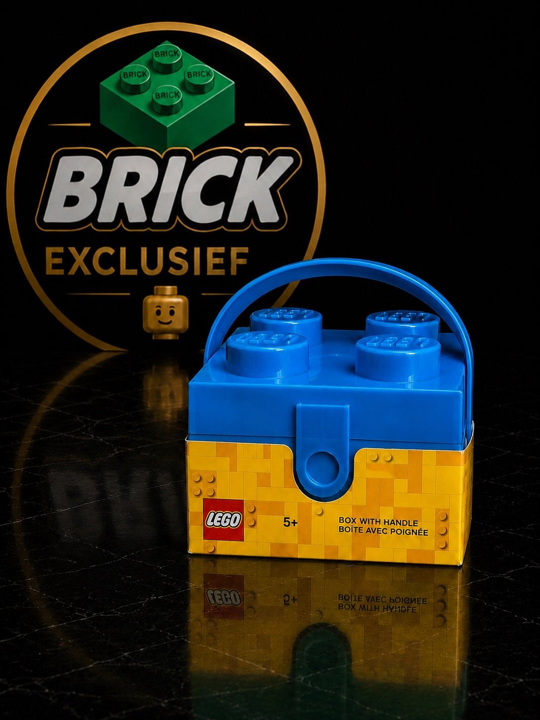 Lego opbergbox/broodtrommel met handvat - Nieuw en ongeopend, Lego, Accessoire, Nieuw, Ophalen of Verzenden
