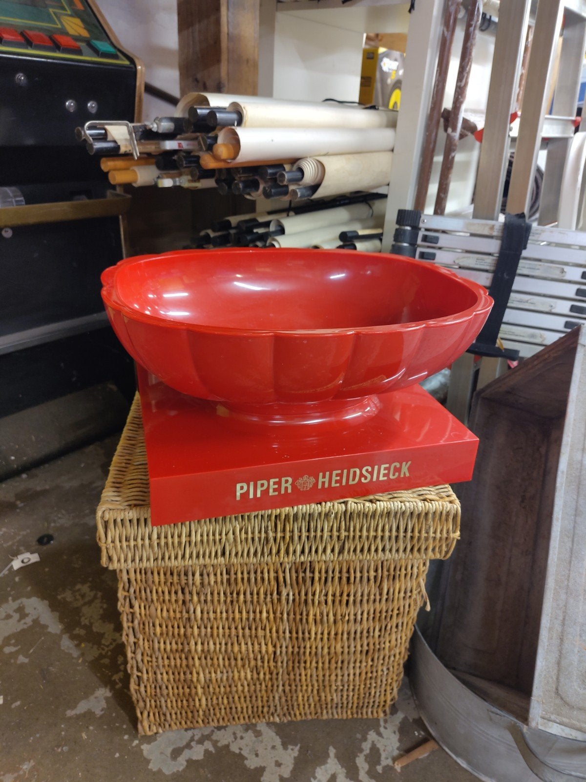 Piper Heidsieck Champagne Koelbak - Rood, Ophalen of Verzenden