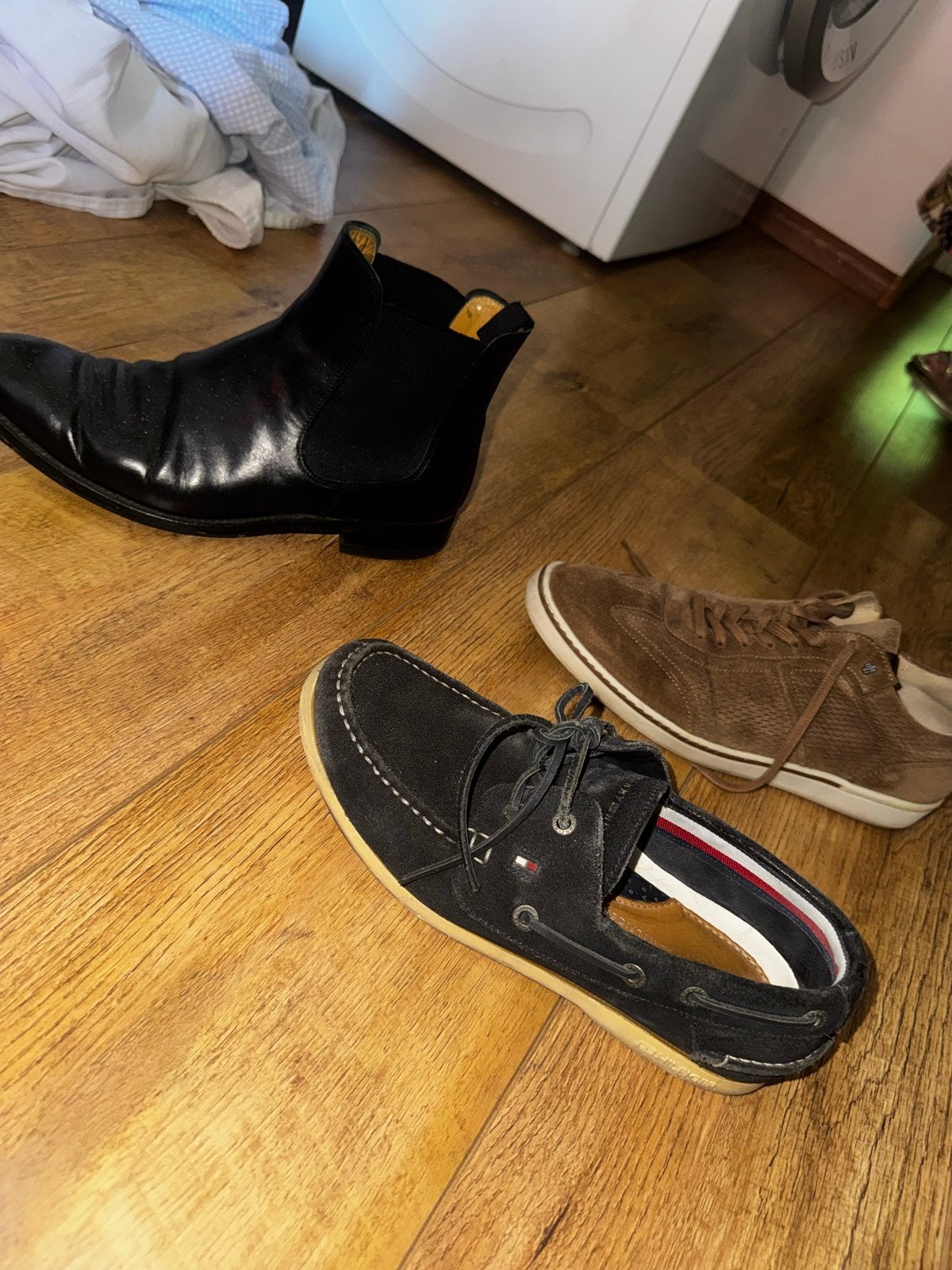 Diverse Herenschoenen Maat 40,5 - Boots, Sneakers, Bootschoe, Ophalen, Gedragen, Zwart, Boots