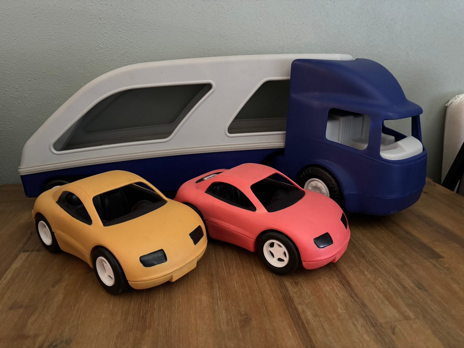 Little tikes autotransporter, Ophalen