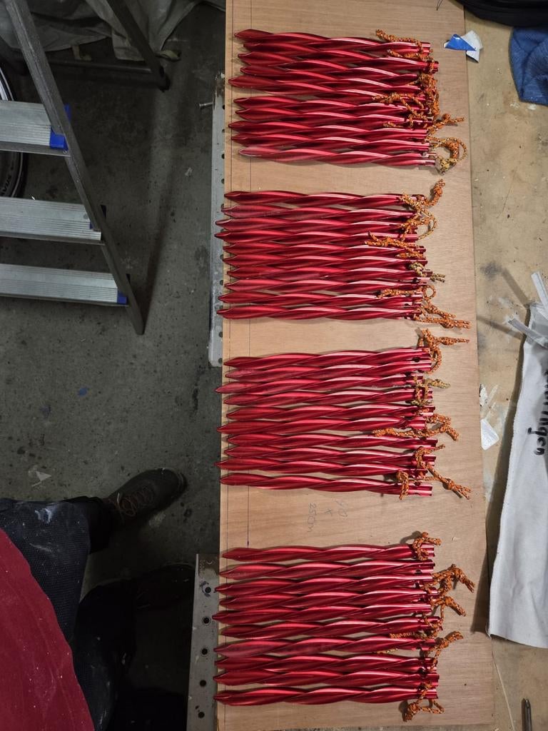 Diverse haringen hout en aluminium, Caravans en Kamperen, Ophalen