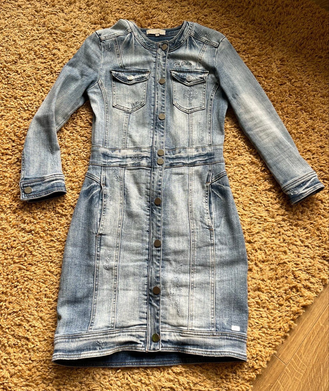 Super leuke hippe Josh V spijkerjurk maat S, Kleding | Dames, Blauw, Ophalen of Verzenden, Zo goed als nieuw, Maat 36 (S)