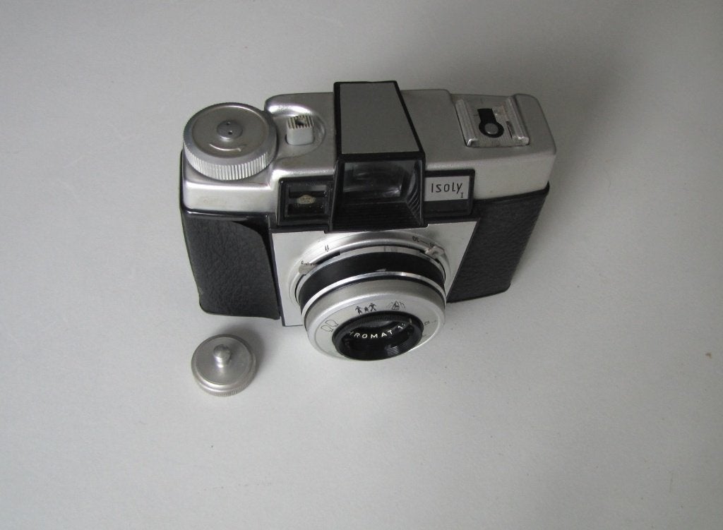 Agfa Isoly 1 compactcamera met Agfa flitser, Audio, Tv en Foto, Ophalen of Verzenden, Gebruikt, Compact, Overige Merken