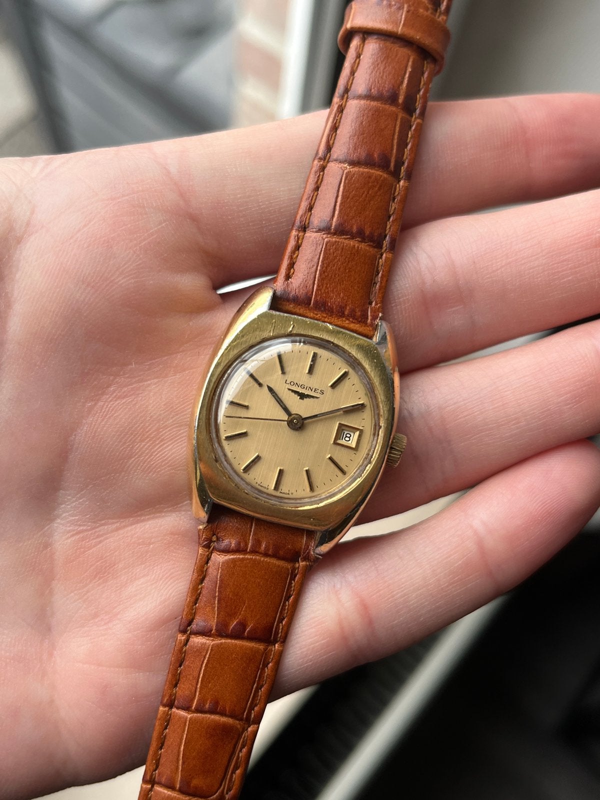 Longines horloge mechanisch, Staal, Met bandje, Longines, 1960 of later