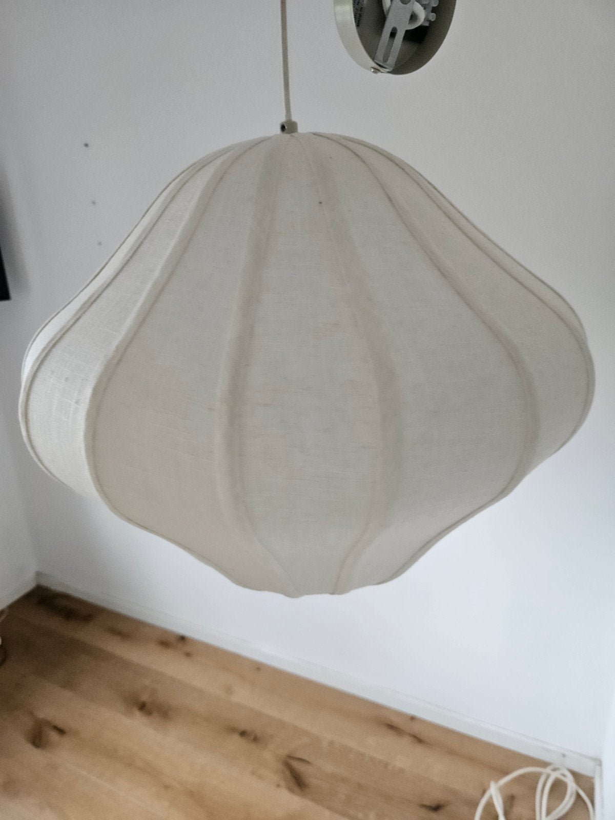 Nieuwe Light & Living hanglamp – naturel linnen – designlamp, Ophalen, Nieuw, Natuurlijk materiaal, E27 (groot)