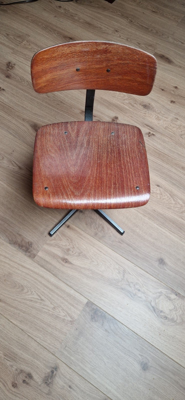 Vintage Marko schoolstoel, Ophalen, Minder dan 50 cm, Gebruikt, Rechthoekig