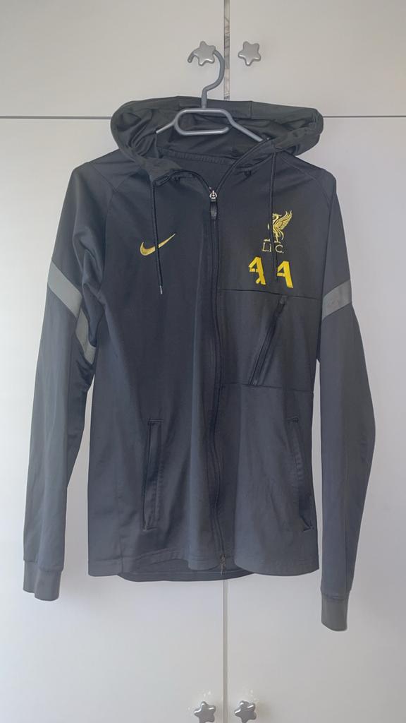 Nike Liverpool Trainingsjack - Maat S, Ophalen of Verzenden, Zo goed als nieuw, Maat 46 (S) of kleiner, Zwart