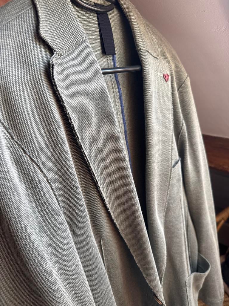 Roy Robson Jersey Blazer Grijs Maat 54 (L), Ophalen of Verzenden, Zo goed als nieuw, Maat 52/54 (L), Groen