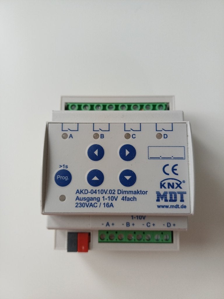 KNX dimactuator 1-10V 4v MDT AKD-0410V.02, Hobby en Vrije tijd, Ophalen of Verzenden, Nieuw