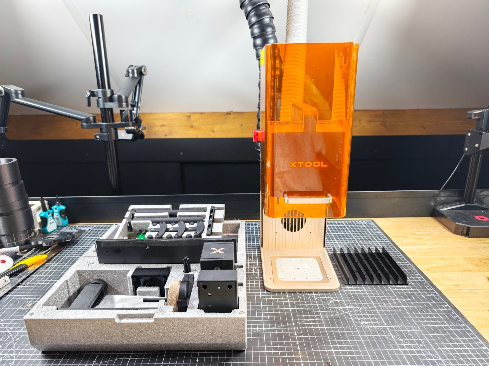 XTool F2 Laser met RA2 Pro Rotatie Module - Z.G.A.N., Ophalen of Verzenden, Zo goed als nieuw