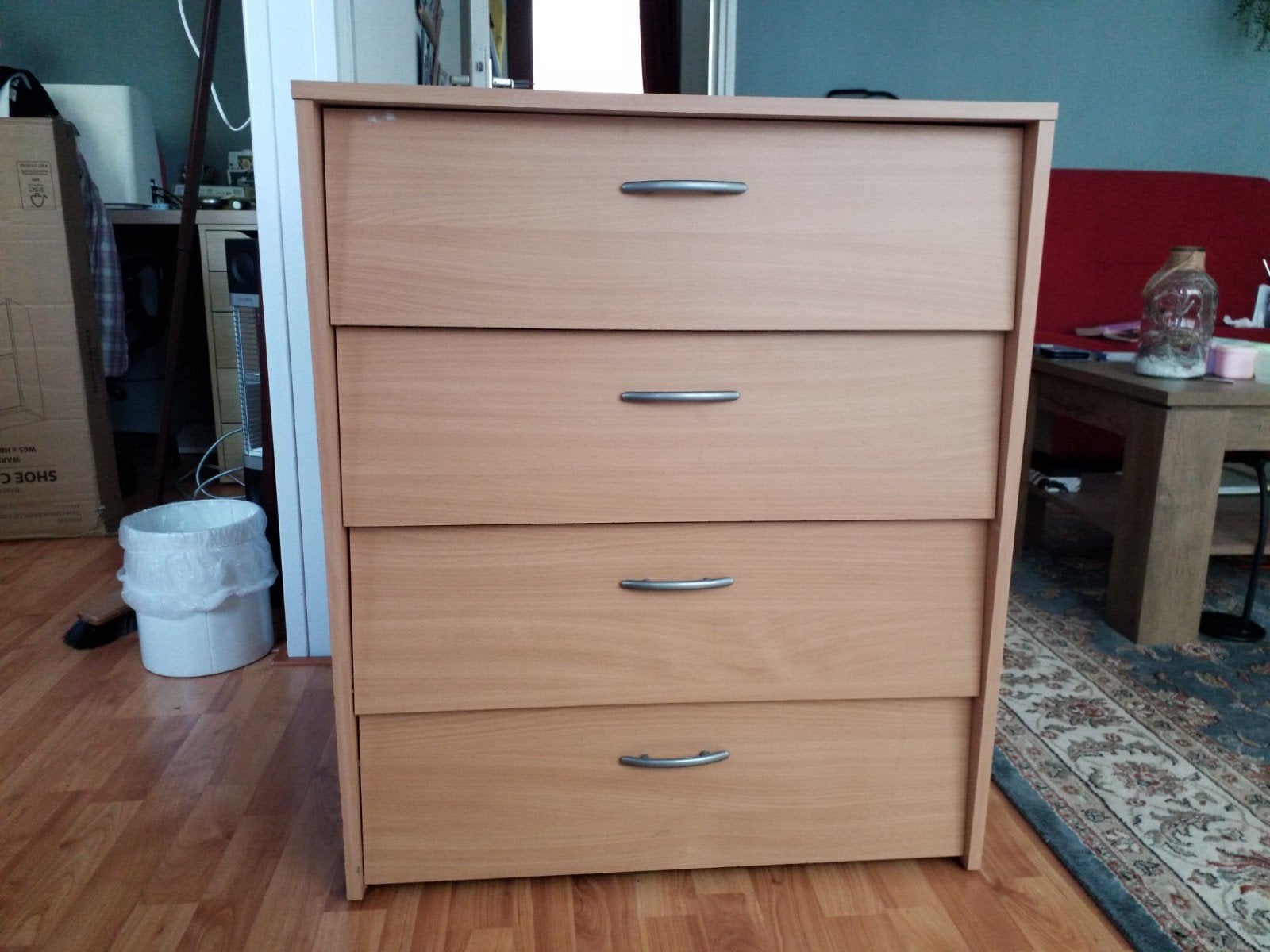 Schoenenkast met 4 lades - 80x70x40 cm, Ophalen, Gebruikt, Modern