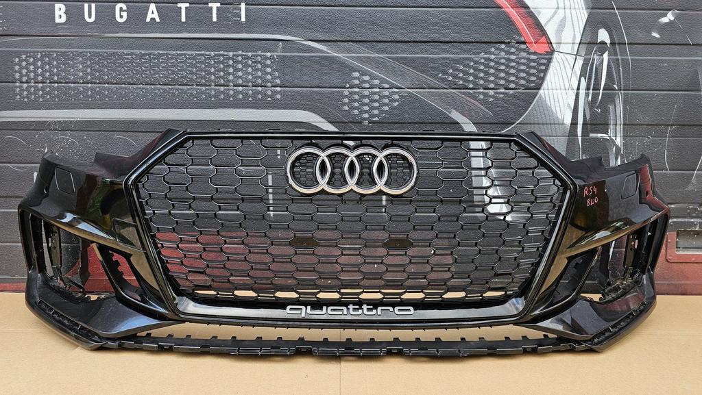 Voorbumper Audi A4 B9 8W RS4 4xPDC KLS ORGINEEL bj.2016-2019, Gebruikt, -, Voor, Ophalen of Verzenden