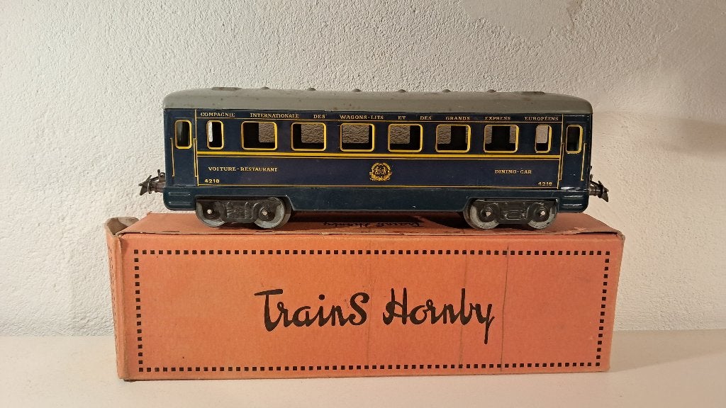 Spoor 0 hornby passagiersrijtuig CIWL slaaprijtuig, Ophalen of Verzenden