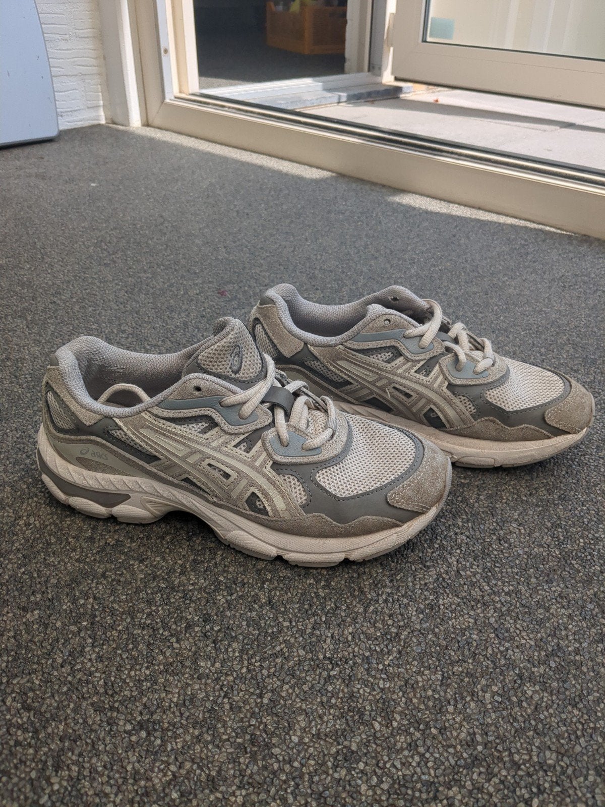 ASICS sneakers grijs/wit - Maat 37, Ophalen of Verzenden, Sneakers of Gympen, ASICS, Grijs