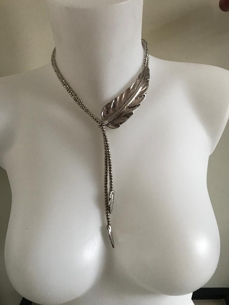 Uno de 50 Ketting (122) (265,- = 132,50) Feather, Sieraden, Tassen en Uiterlijk, Kettingen, Overige materialen, Verstelbaar, Nieuw