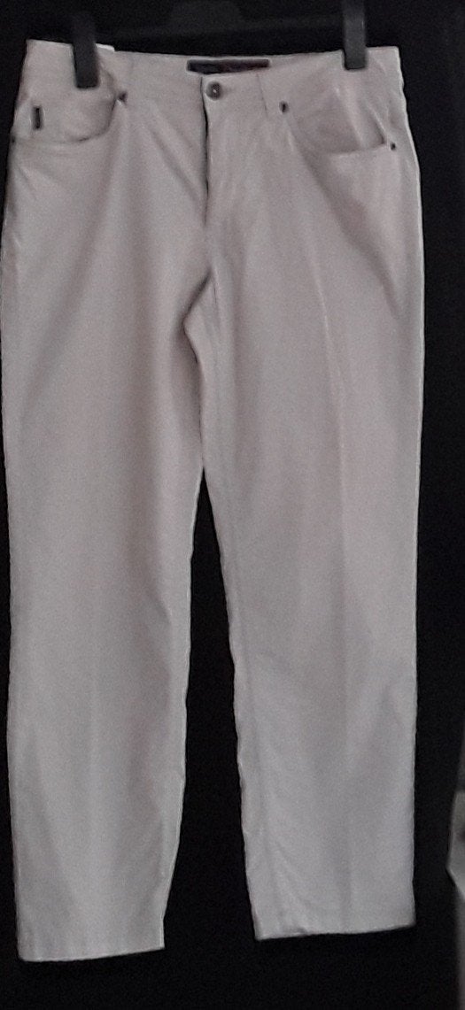 Charles Vögele Mike Stretch Broek - Maat 31-32, Maat 38/40 (M), Beige, Ophalen of Verzenden, Lang