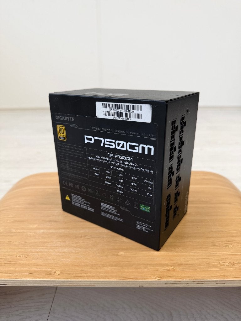 Gigabyte P750GM 750W Gold modulair + gratis ARCTIC fan, Ophalen of Verzenden, Gebruikt