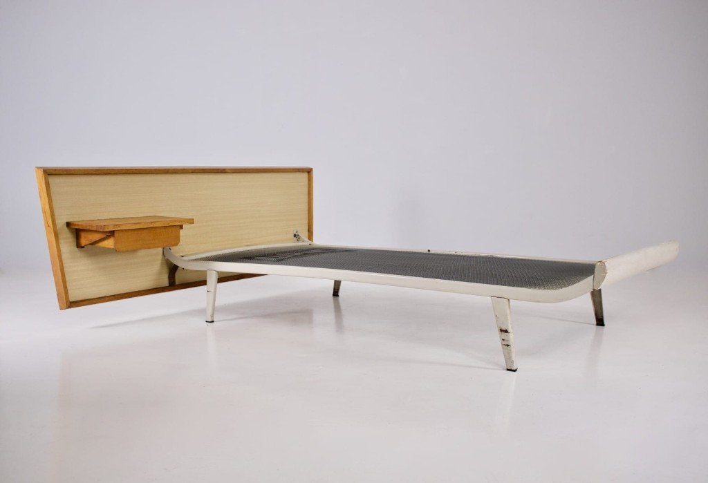 Auping bed Cleopatra. VINTAGE 1953!, Ophalen, 90 cm, Eenpersoons, Vintage