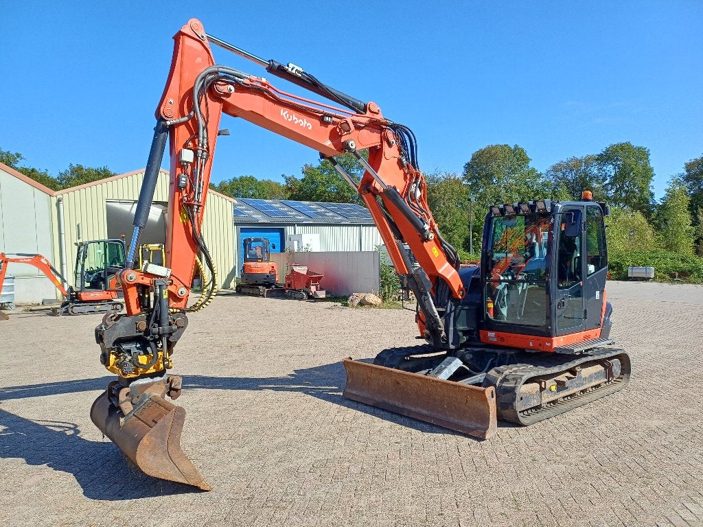 Kubota KX080-4a2 bj: 2018 midi graafmachine draaikantelstuk, Ophalen, Graafmachine