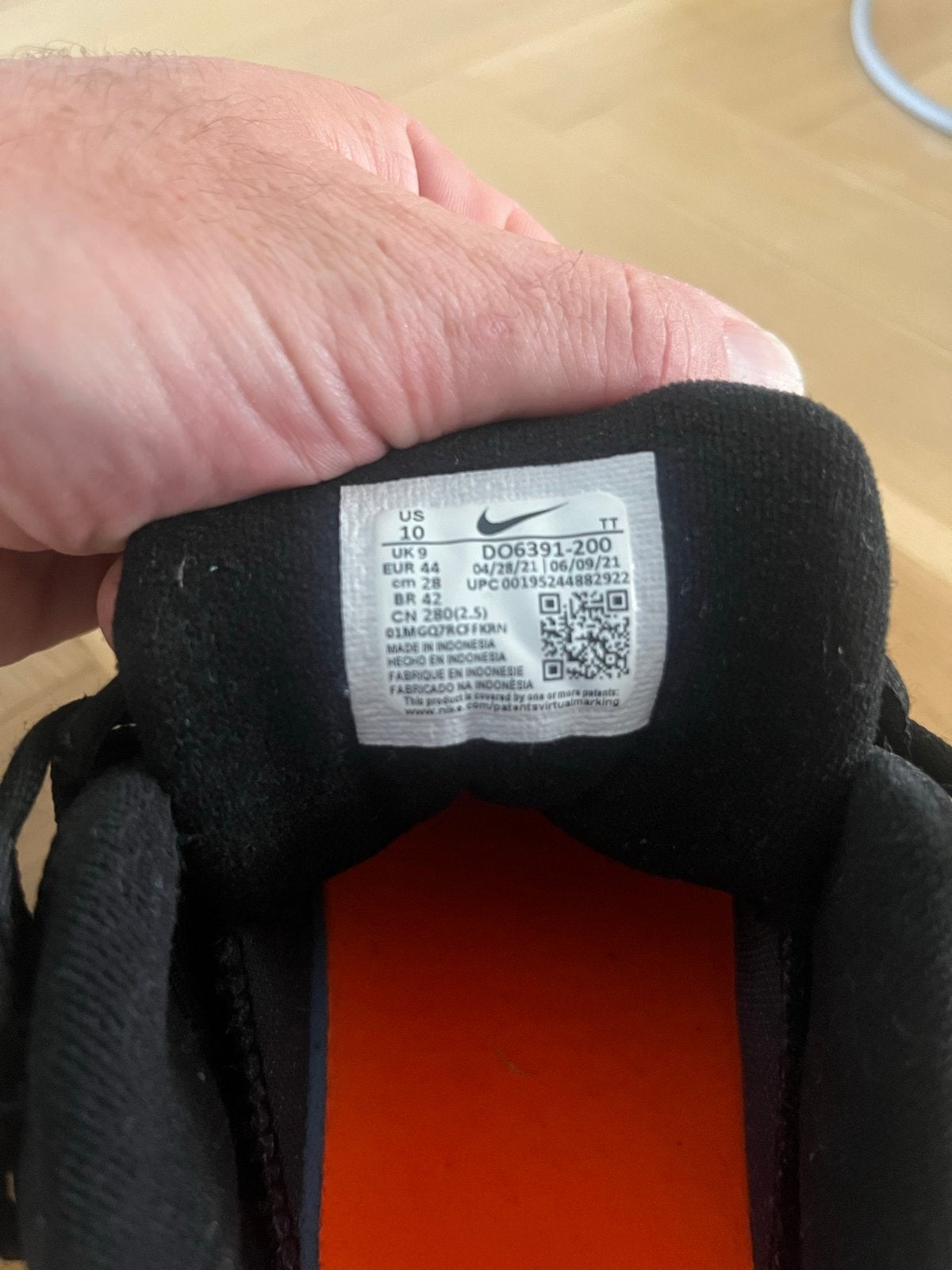 Nike Air Max 95 Sneakers - Maat 44, Ophalen, Gedragen, Zwart, Sneakers of Gympen