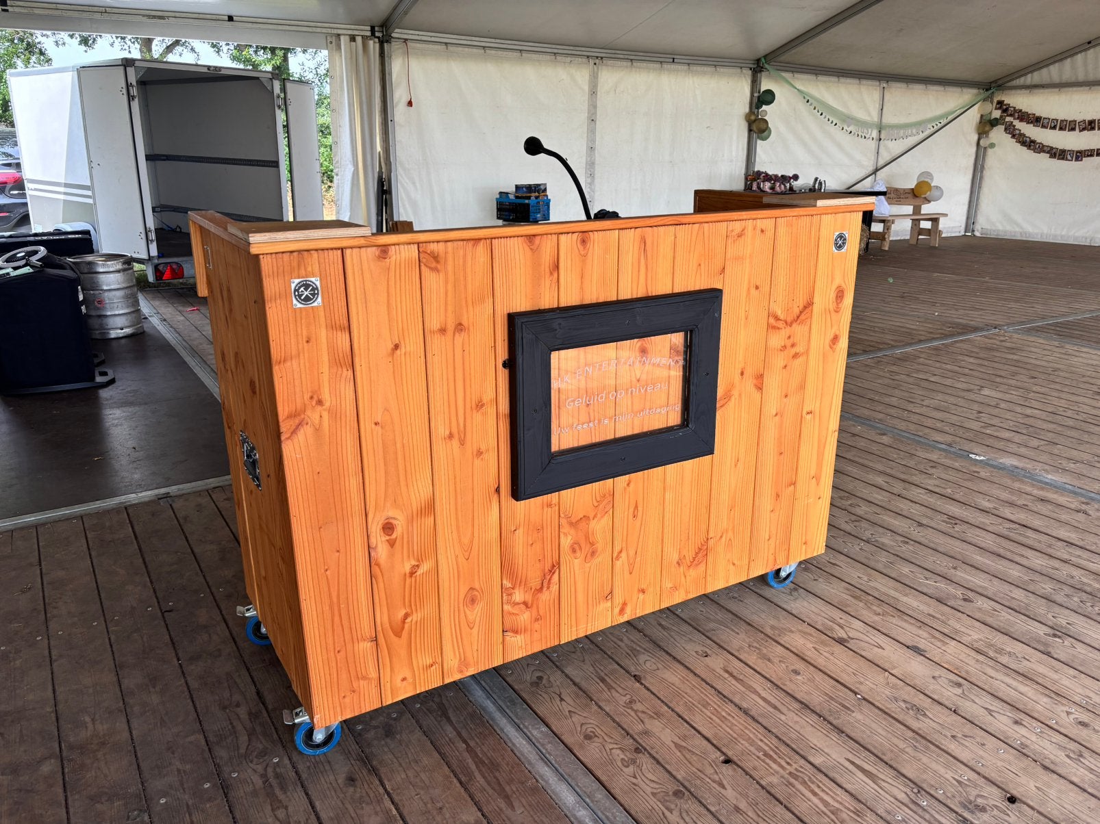 Te koop wegens stoppen DJ Booth, Ophalen, Zo goed als nieuw, Overige merken