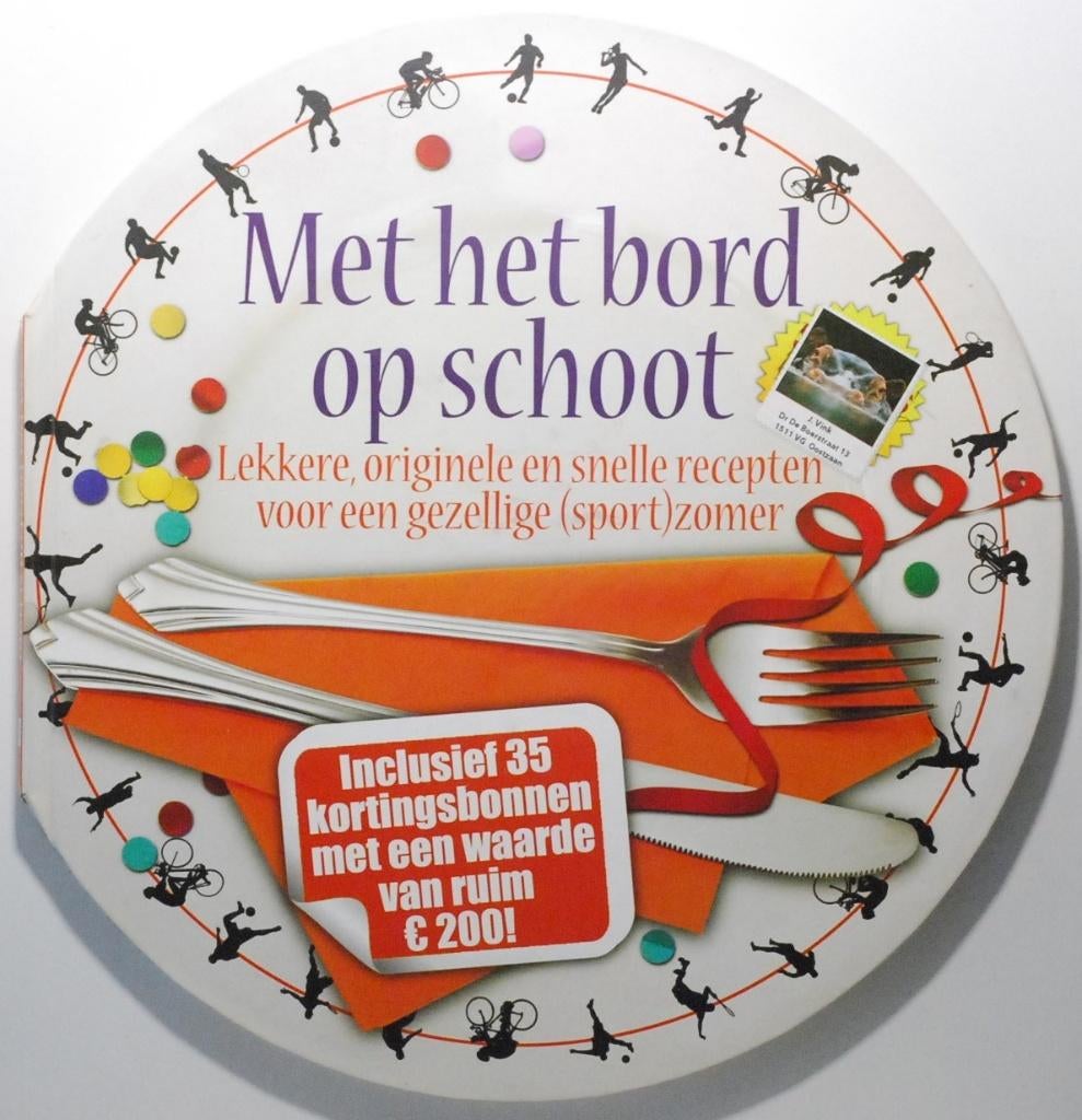Met het bord op schoot - Sport zomer kookboek (2012), Verzenden, Zo goed als nieuw, Hoofdgerechten