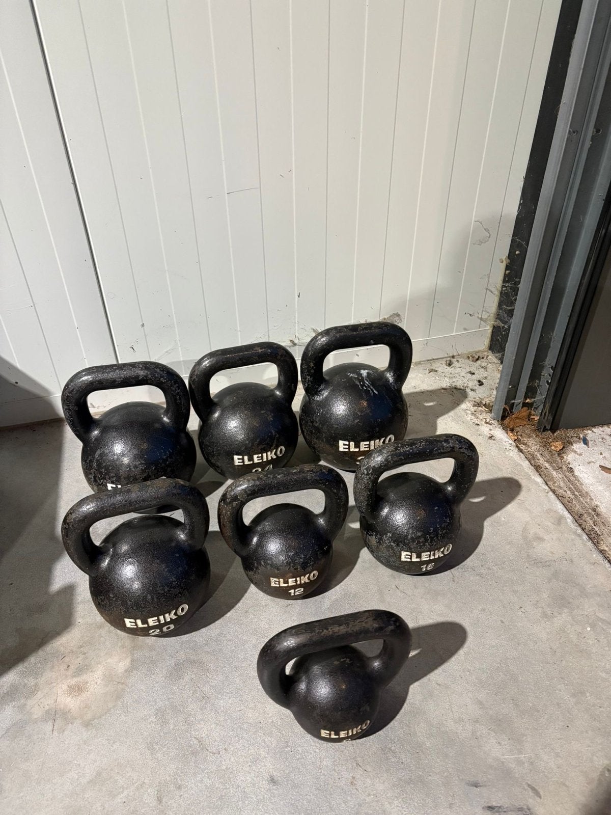 Eleiko Kettlebellset - 8 tm 32 kg, Sport en Fitness, Eleiko, Gebruikt, Eleiko, Armen