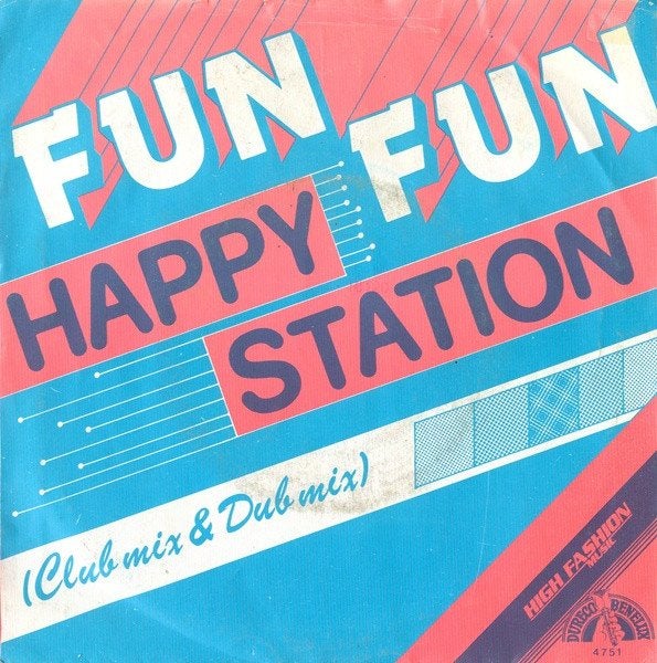 Fun Fun - Happy Station (Club mix & Dub mix) 7 inch vinyl, Ophalen of Verzenden, Gebruikt