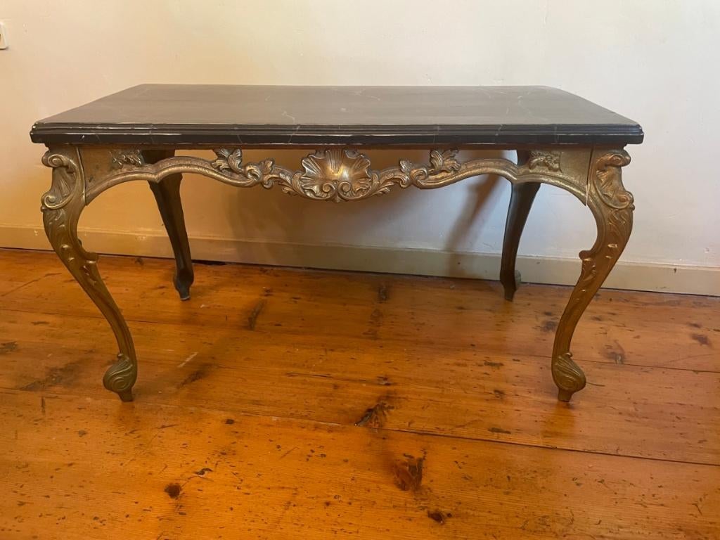 Bijzondere Messing Tafeltje Salontafel Bijzettafel Frans, Antiek en Kunst, Ophalen of Verzenden