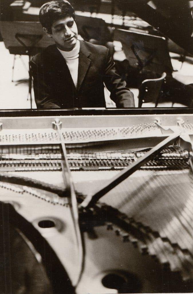 Polo de Haas pianist persfoto Phillips jaren 70, 1960 tot 1980, Gebruikt, Verzenden, Foto