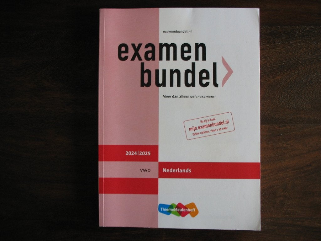 Examen Bundel Nederlands VWO, Boeken, VWO, ThiemeMeulenhoff, Ophalen of Verzenden, Zo goed als nieuw
