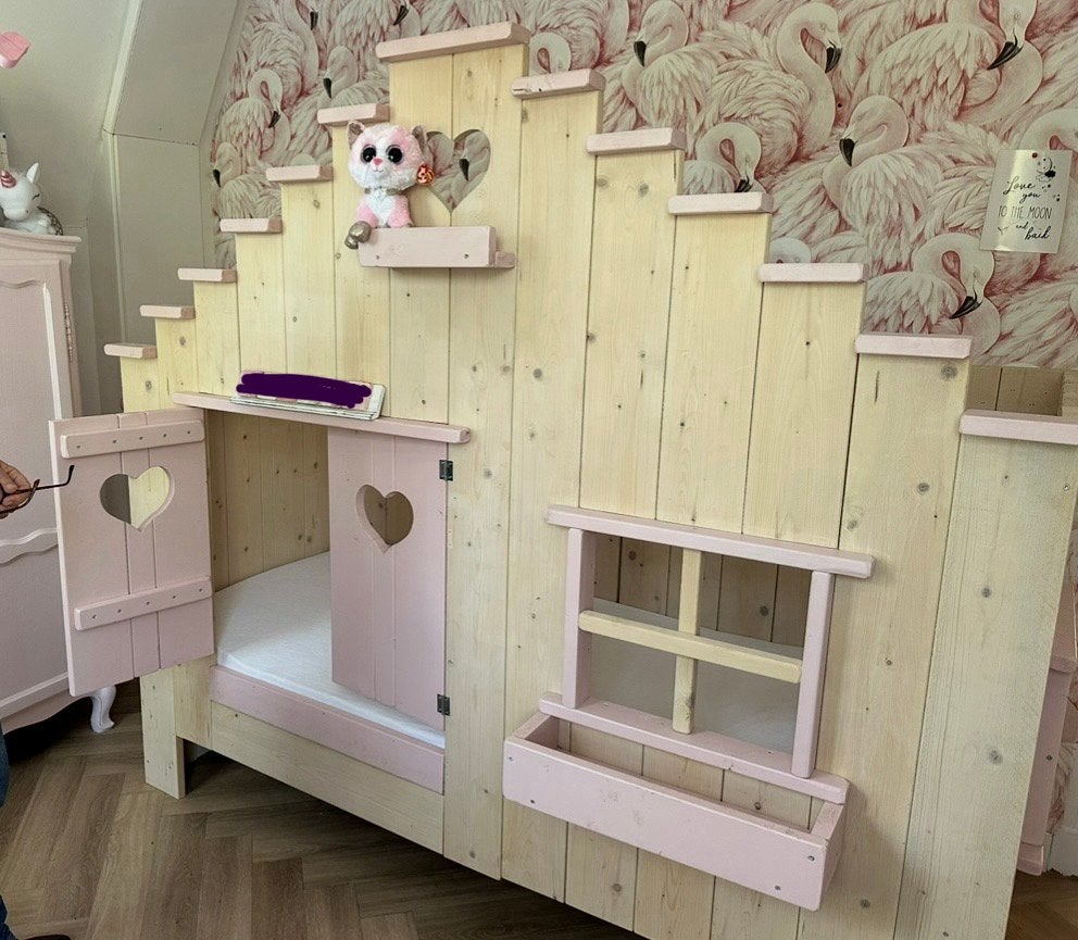 Steigerhouten huisjes bed / meiden bed / vogelhuis, Ophalen