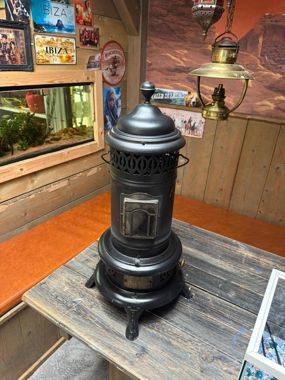 Original haller olie kachel, Ophalen, Zo goed als nieuw, Overige brandstoffen, Oliekachel