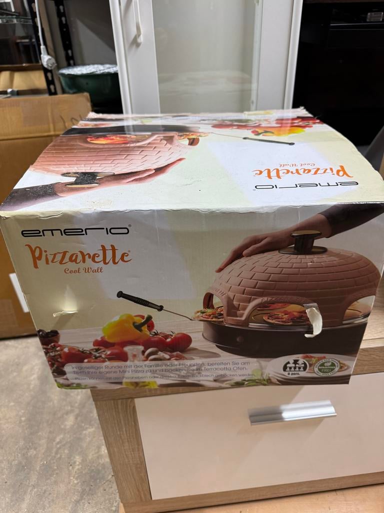 Emerio Pizzarette Cool Wall - Gebruikt, Witgoed en Apparatuur, Ophalen of Verzenden, Gebruikt, Vrijstaand, Oven