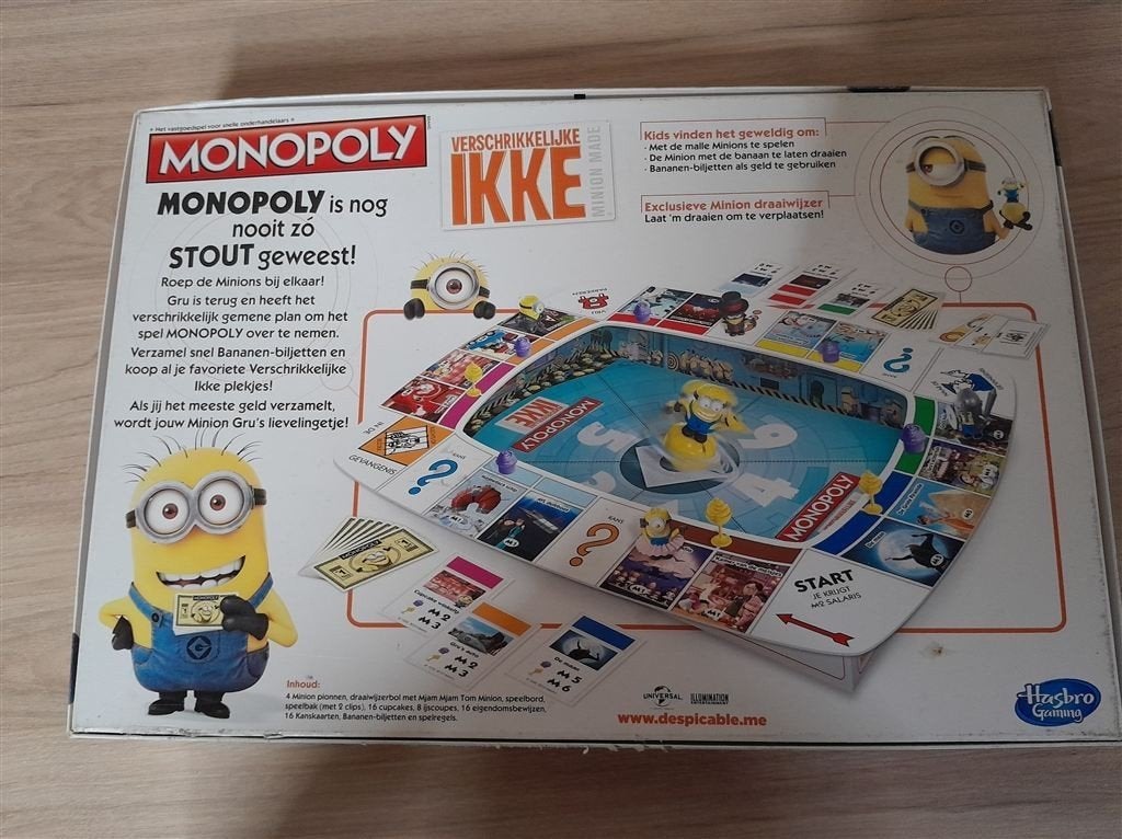 Monopoly Verschikkelijke ikke Minions - s1352, Verzenden, Zo goed als nieuw
