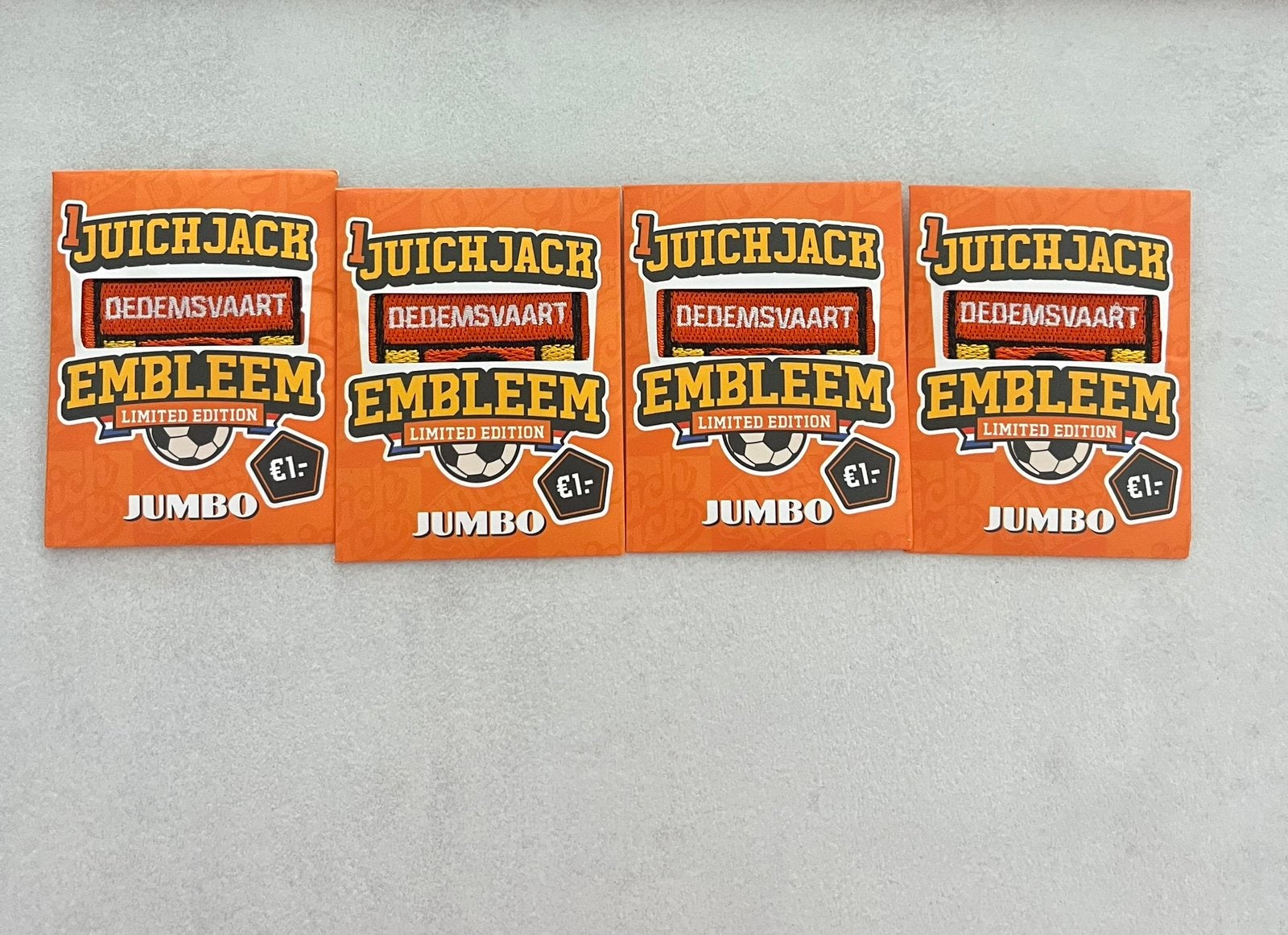 Jumbo juich emblemen Dedemsvaart, Jumbo, Ophalen of Verzenden