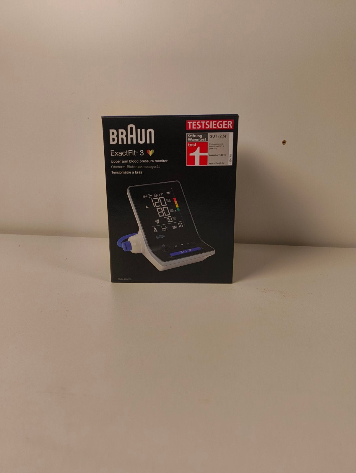 Braun ExactFit 3 bovenarm bloeddrukmeter, Frankfurter Straße 145, 61476 Kronberg im Taunus, Duitsland, Info@braun.com, Overige typen